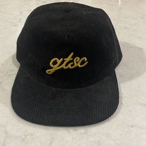Goat Track Social club corduroy SnapBack hat black